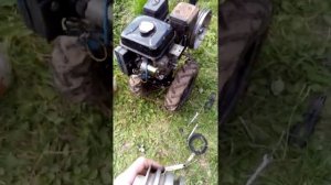 Установка двигателя Лифан на редуктор мотоблока Ока