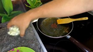 Паста с морскими гребешками.