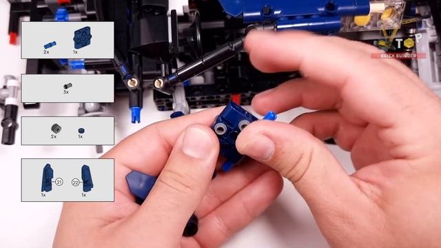 LEGO® Technic™ 2022 Ford GT (42154)[1466 pcs] Step-by-Step Building Instructions @TopBrickBuilder смотреть онлайн