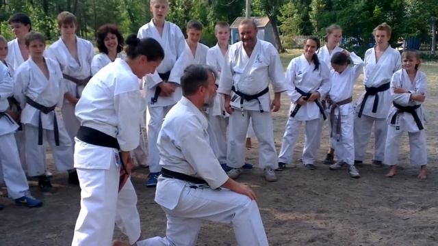Sensei Dormenko8 Dan, kihon kumite 3.  Shotokan смотреть онлайн