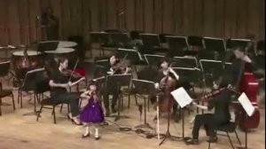 SoHyun Ko (5yrs) - Bach Violin Concerto No.1 in A minor 바흐바이올린협주곡 A단조 1악장.wmv