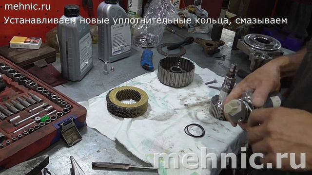 Промывка муфты Халдекс Фольксваген Тигуан с полным разбором и заменой масла G 060 175 A2. смотреть онлайн
