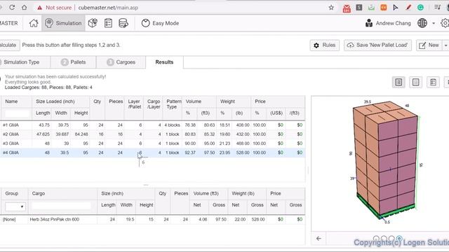 CubeMaster Online - How to calculate pallet Hi/Ti with Excel uploading смотреть онлайн