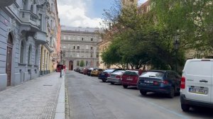 Prague center Back Streets Walking Tour ?? Czech Republic 4k HDR ASMR
