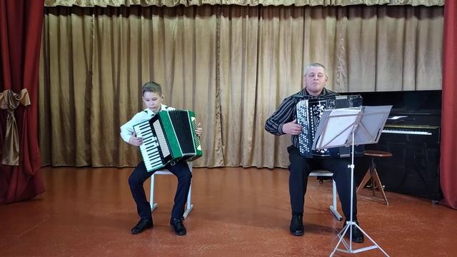 Кондратов Егор-3класс и Бурцев В. В.- р. н. п. "Во саду ли, в огороде" смотреть онлайн