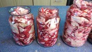 Капуста со свеклой и морковью. Хрустящая закусочка!