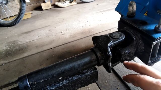 Крутая самоделка, мотоблок Нева, прицепное из кардана? смотреть онлайн