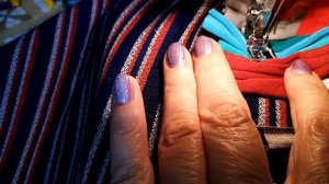 Коврик -Цветной хаос  в технике Ляпочиха !