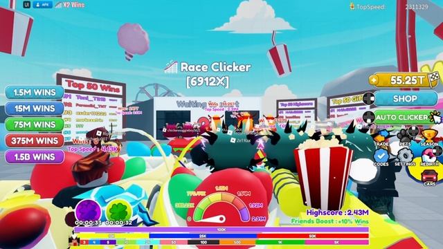 2.4M Top Speed / Roblox Race Clicker Episode 113 смотреть онлайн
