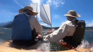 Testing our New Kayak Catamaran System in the Columbia River Gorge