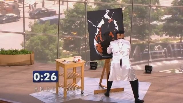 Как рисуя картину шокировать всех за 1,5 минуту?