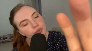 АСМР ? макияж мокрым пальчиком ✨ макияж слюнкой ✨ липкие близкий звуки рта ✨ мурашки