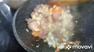 Гречка по купечески со свининой на сковороде, ну очень вкусно