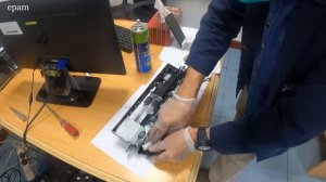 Cleaning of Paper Feed Sections | Kyocera Taskalfa 3501i 4501i 5501i | Paper  Jam Tray 1  &  2