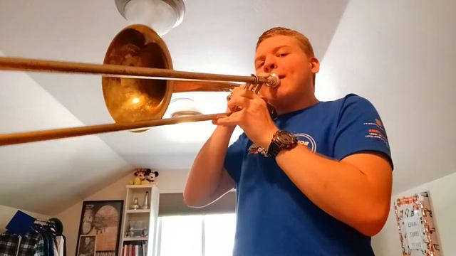 3 Octave Chromatic Scale on Bass Trombone смотреть онлайн