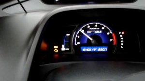 Работа Honda Civic Hybrid с прокачанной батареей ВВБ