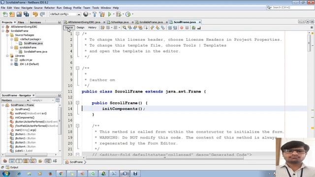 65 Advanced Java Tutorial | GUI Swing Scrollable ResultSet | Computer Science Project | adv java смотреть онлайн