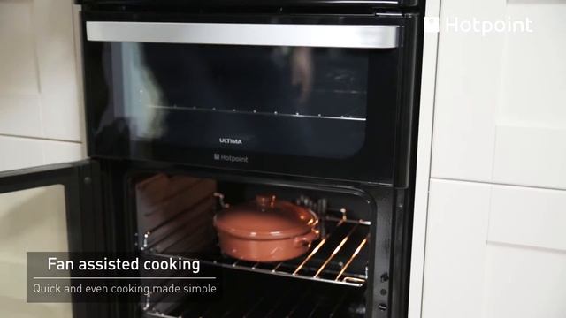 Hotpoint HUI612K Electric Cooker смотреть онлайн