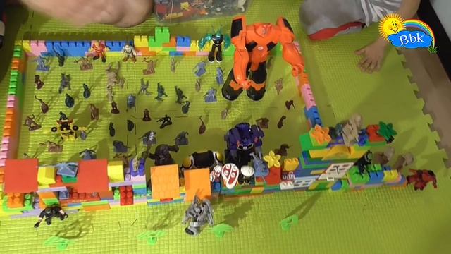 Домашние сражения игрушек ↑ Военные солдатики, крепость, нёрфы ↑ Обзор игрушек смотреть онлайн