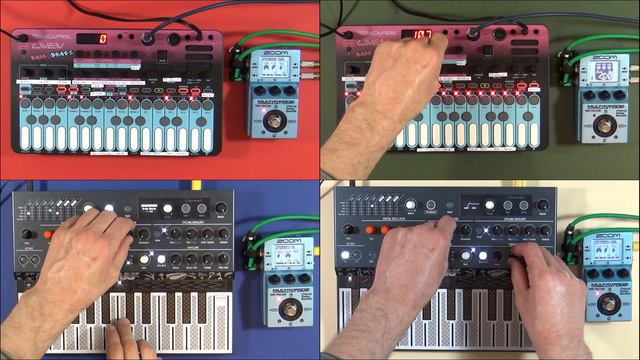 Zoom MS70CDR FX on Synth Test - Liven Bass&Beats Arturia MicroFreak - Song-a-day 2022 смотреть онлайн