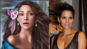 Холли Берри.  Грация и красота женщины кошки