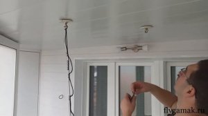 Как закрепить стропы (Daisy Chain) на анкере для йога гамака.