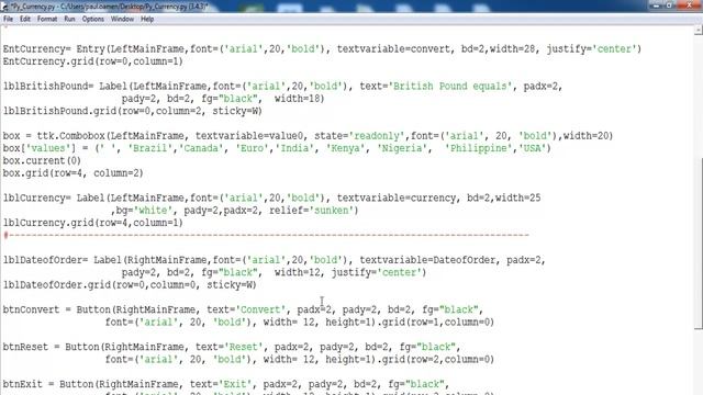 How to Create  a GUI Currency Converter in Python смотреть онлайн