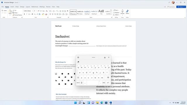 Windows 11 - Touch keyboard, Voice typing and Tablet posture experience смотреть онлайн