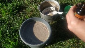 Обработка от тли и мошки с одновременной подкормкой.