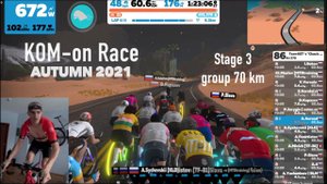 ОБЗОР KOM-on Zwift RACE | Stage 3 | 6.11.21