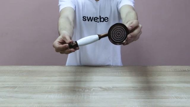 Распаковка душевой лейки диаметром 82 мм Swedbe Terracotta Art арт.2529 смотреть онлайн