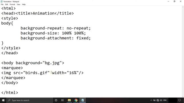 How To Create Animation Movie In Notepad Using HTML | Animation In HTML | Html Animation | Coding D