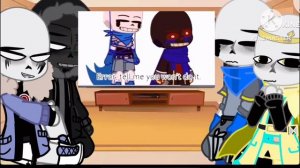 Part4 Sans aus react to Error and Ink memes