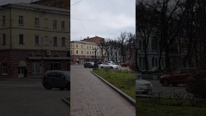 Полтава, 04.01.23, театр Гоголя, памятник Гоголю, улицы города