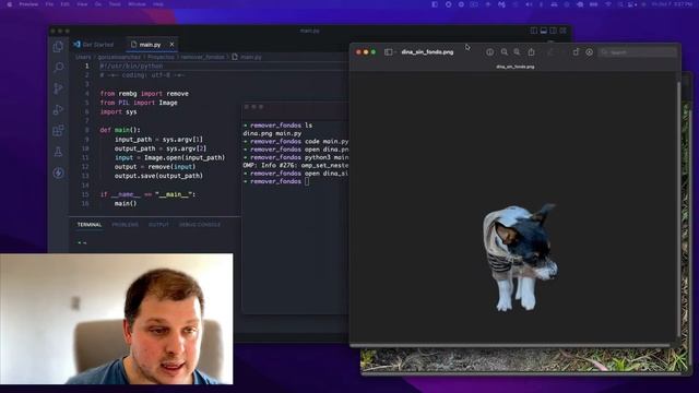 Remover un fondo de imagen con python