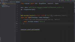 Телеграм бот на Python   #7 – Библиотека aiogram для разработки ботов