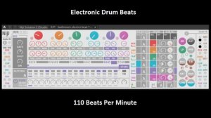 Bathroom Electro Beat Electronic Drum Machine Beat 110bpm