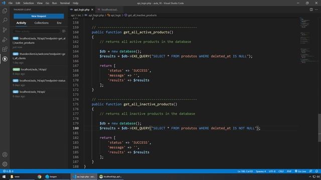 API PHP #018 ENDPOINTS PARA OS PRODUTOS смотреть онлайн