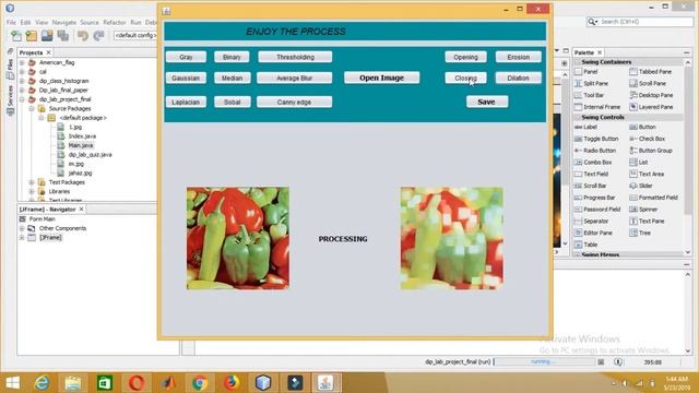 Digital Image Processing Project in JAVA |All filters applied смотреть онлайн