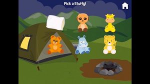 Camping with Grandpa - iPad app demo for kids - Ellie