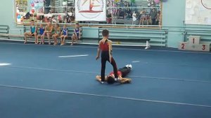 Спортивная акробатика выступление сына