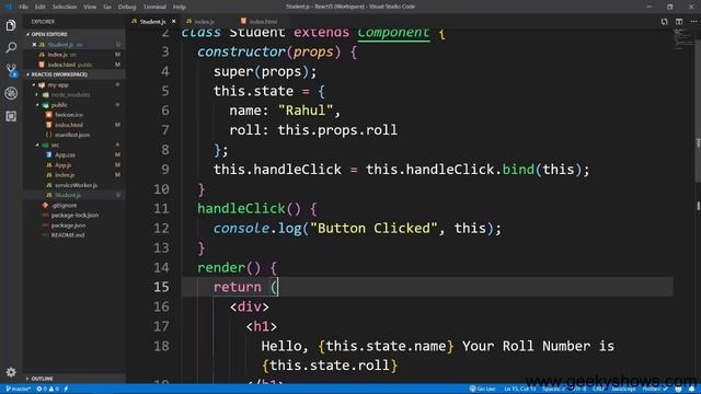 Event Handling in React JS (Hindi)