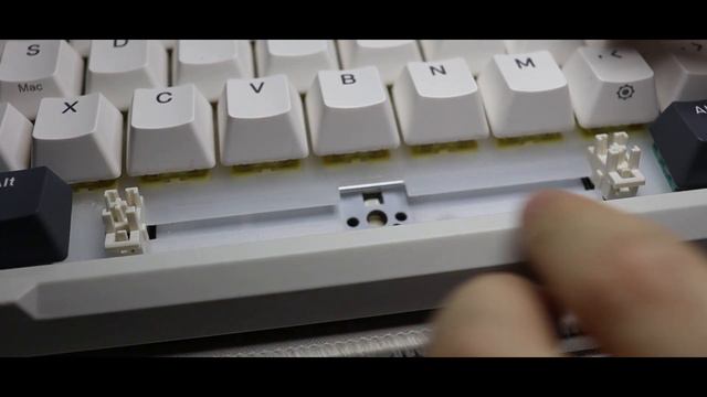 How to lube  Sound Test w Akko cream Blue  Yellow RKH81