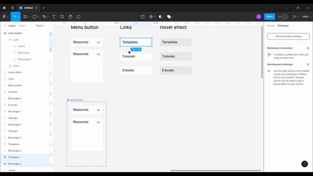 How to create a Drop Down Menu - Figma Tutorial