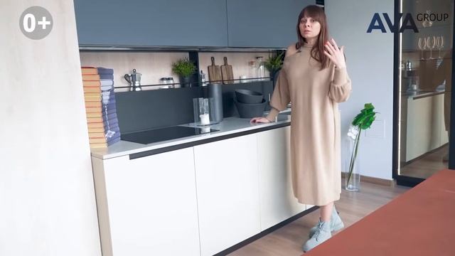 ЭРГОНОМИКА кухни ➤система галилео ➤ручки голо ➤серводрайв петли на 180 градусов ➤➤AVA Group Сочи