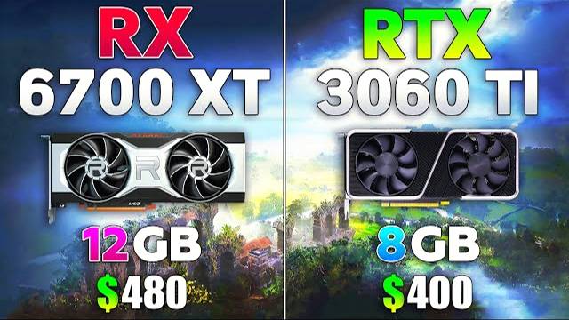 RX 6700 XT vs RTX 3060 Ti Test in 10 Games смотреть онлайн