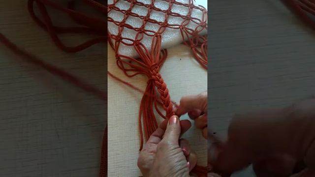 Сетка авоська. Макраме начинающим. Часть 2. Варианты плетения ручек