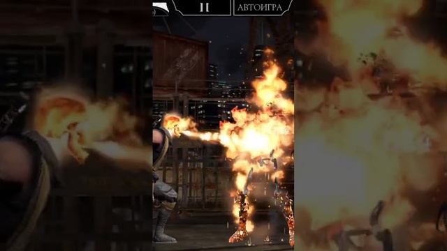 Mortal kombat mobile. Бруталити Ханзо Хасаши