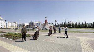 Театр песни "РОСИЧИ". Съёмки ролика на песню  « С чего начинается Родина ».mp4