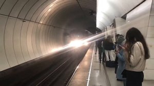 Метропоезд 81-717/714.5 «Номерной» станция метро Петровско-Разумовская